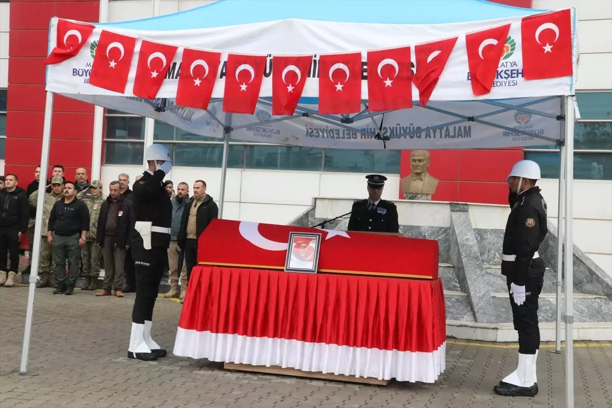 Malatya’da şehit polis memuru Beykoz için tören düzenlendi